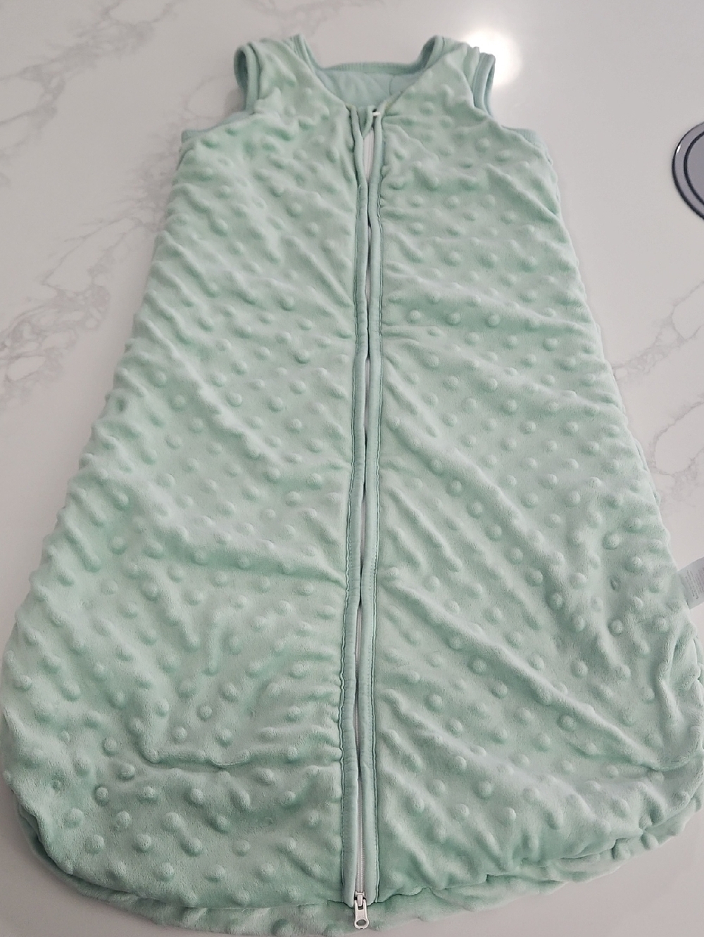 Mint Green Baby Sleep Sack - Zip Front Size 6-12 Months